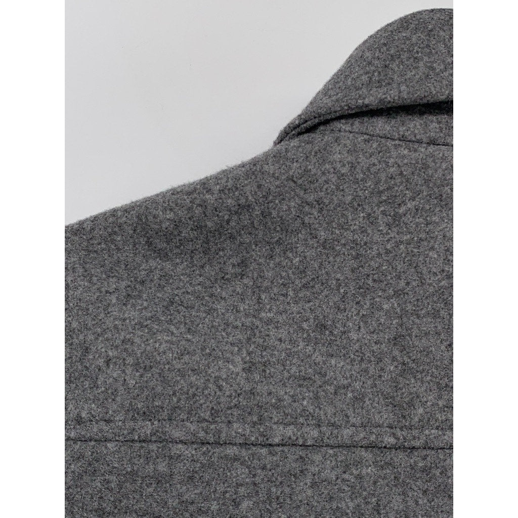 ZARA Women's Charcoal Gray Button-Up Long Sleeve Soft Knit Blazer SZ S