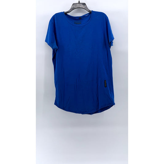 ALPHALETE ATHLETICS Women's Royal Blue Crewneck Short Sleeve Active Top SZ L