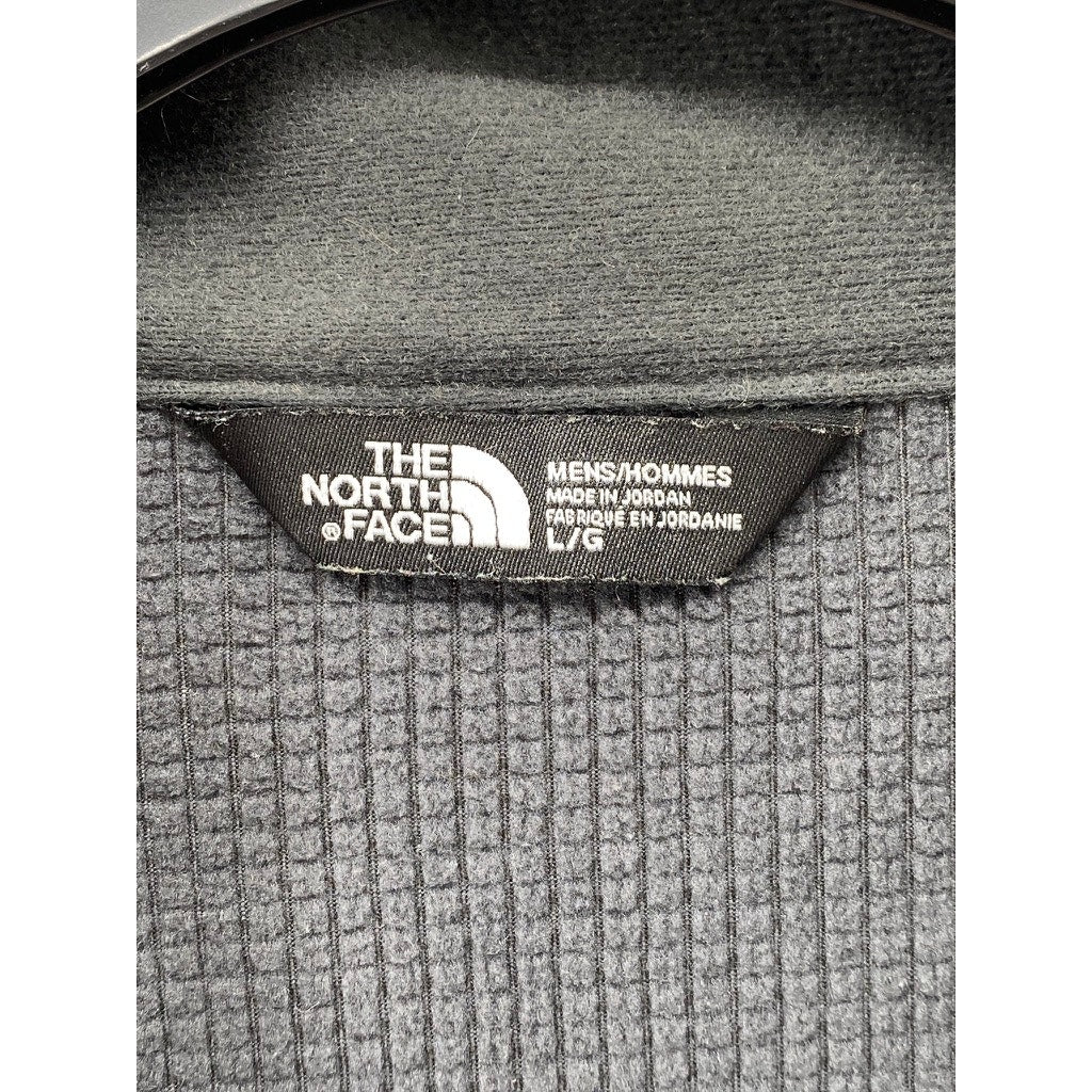 THE NORTH FACE Men’s Charcoal Gray Half-Zip Textured Pullover Sweater SZ L