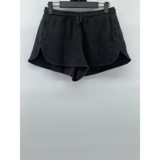 BRANDY MELVILLE Women's Black Elastic-Waist Pull-On Casual Shorts SZ OS