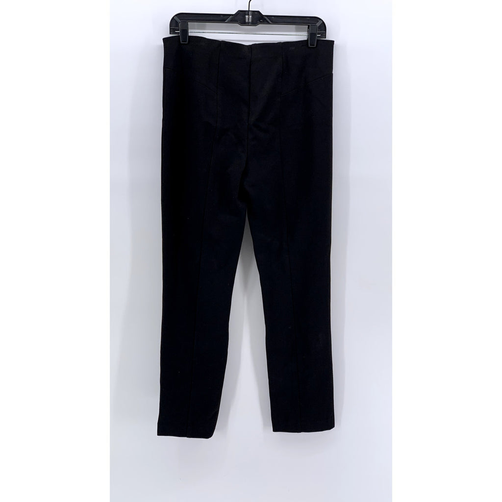 ANNE KLEIN Women's Black Solid Slim-Leg Pants SZ 6