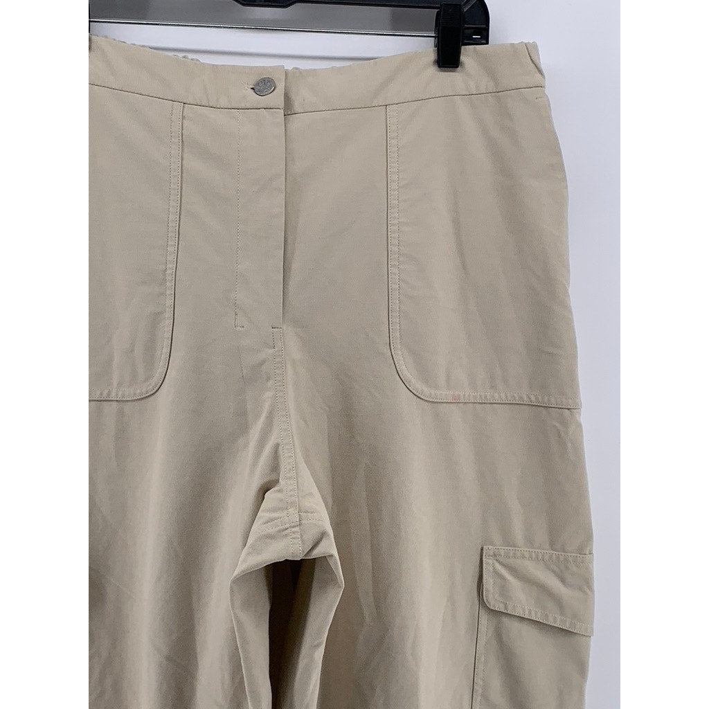 LULULEMON Women's Beige Light Utilitech Cargo High-Rise Pant SZ 33(L)