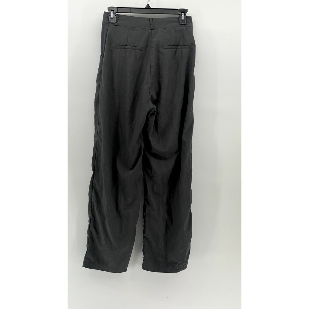 COVER Women's Dark Gray Relaxed Fit Straight-Leg Casual Pant SZ S