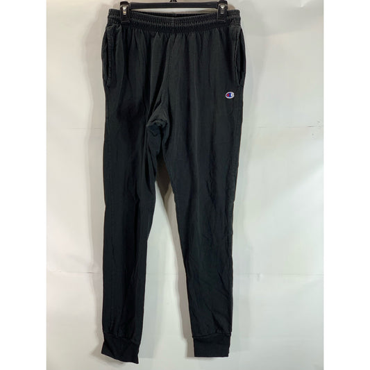 CHAMPION Men's Black Solid Drawstring Pull-On Jogger Pants SZ S