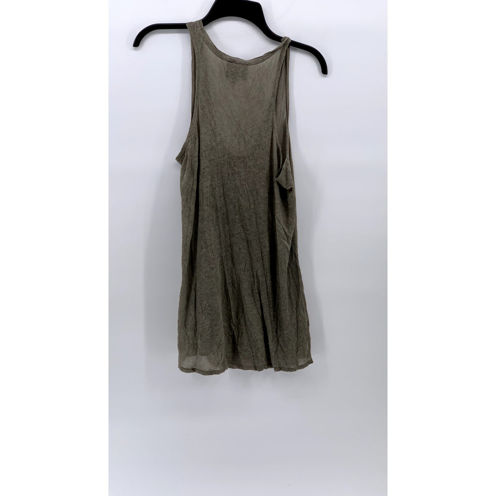 HOTEL PARTICULIER Women's Brown Knit Scoop-Neck Sleeveless Casual Tank Top SZ XL