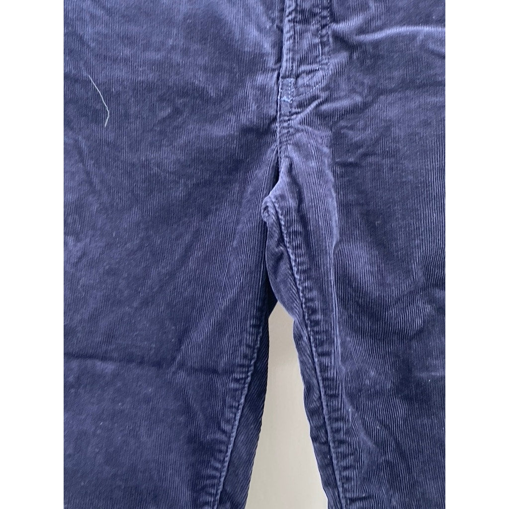 GAP Women's Navy Uniform Corduroy Vintage Slim High-Rise Regular-Fit Pant SZ28/6