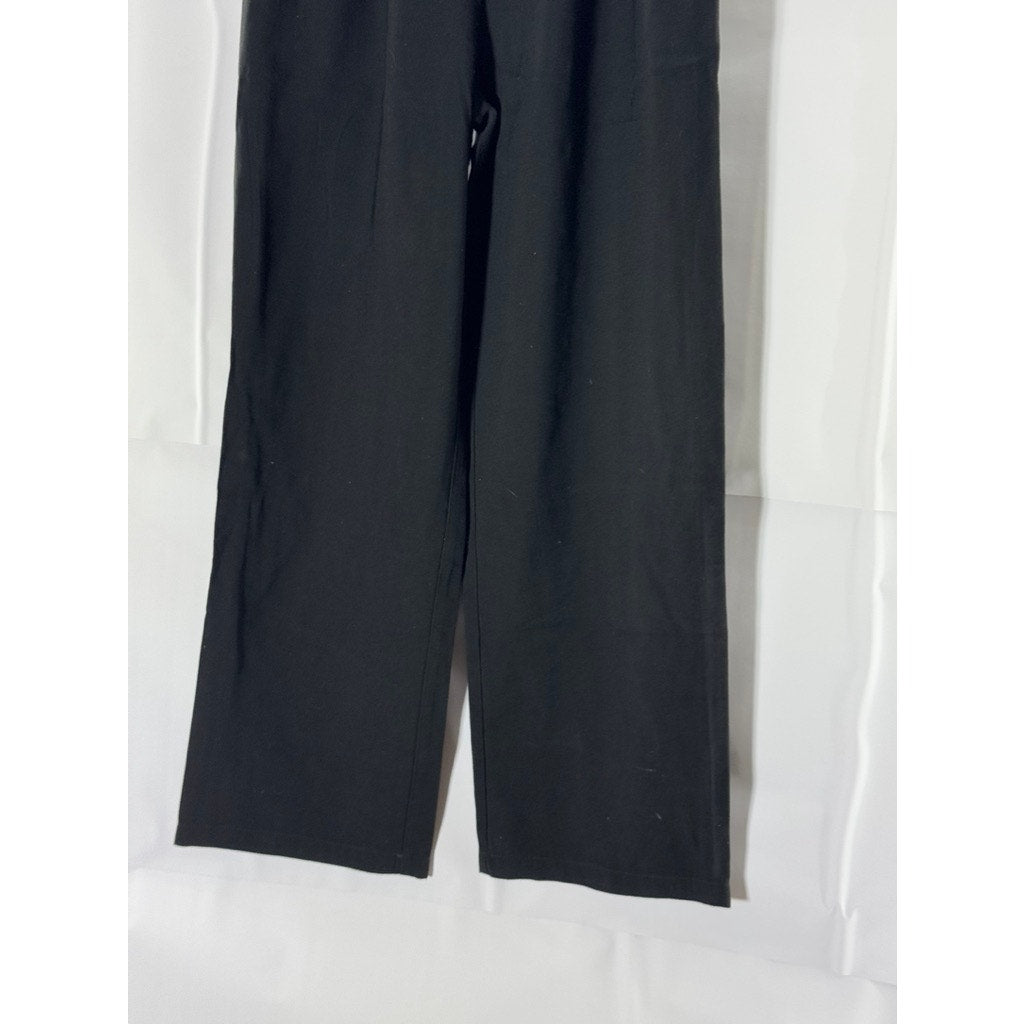 NICKILAM Women's Black Solid Straight-Leg Dress Pants SZ S
