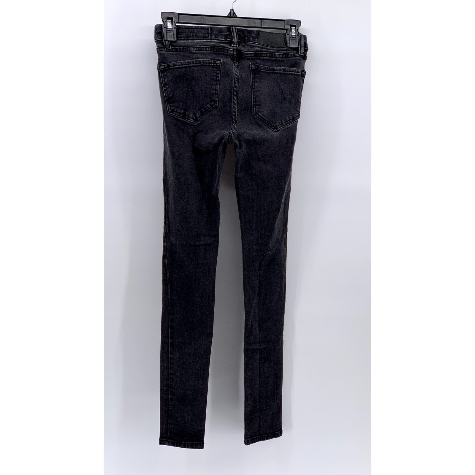 ALLSAINTS Women's Black Grace Skinny Ankle Jeans SZ 26