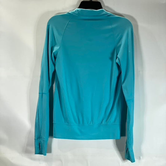 NIKE Women’s Teal Dri-FIT Active Zip-Up Long Sleeve Sweater SZ XS