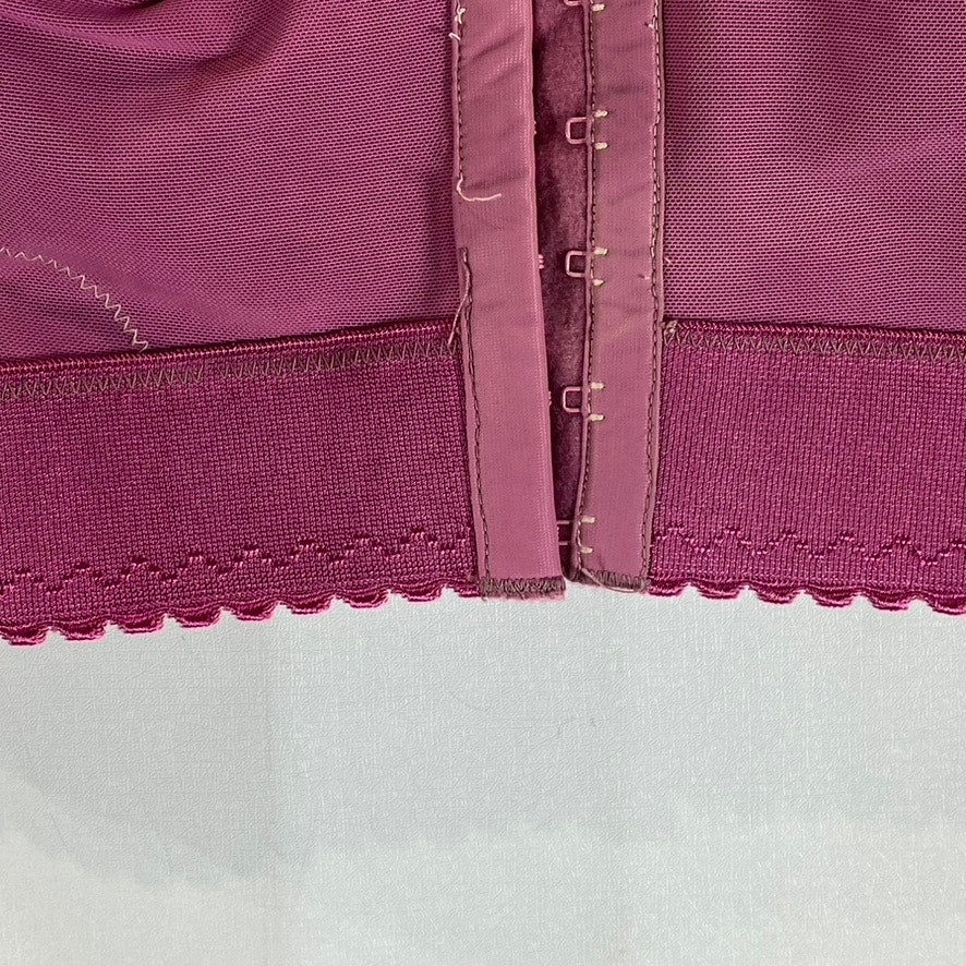 UNBRANDED Women's Pink Hook and Bar Corset Cropped Tank Top SZ S