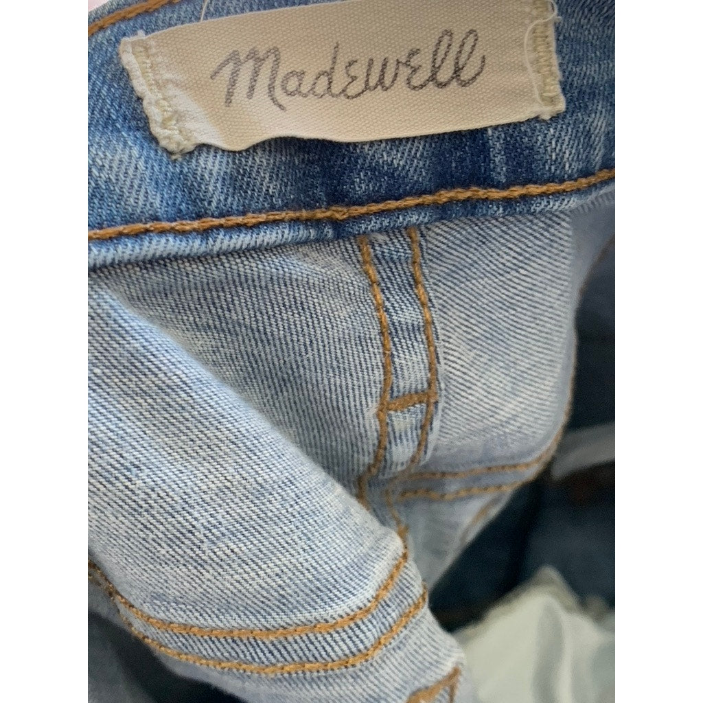 MADEWELL Women's Blue Denim High Riser 9" Skinny Skinny Five-Pocket Jean SZ 26