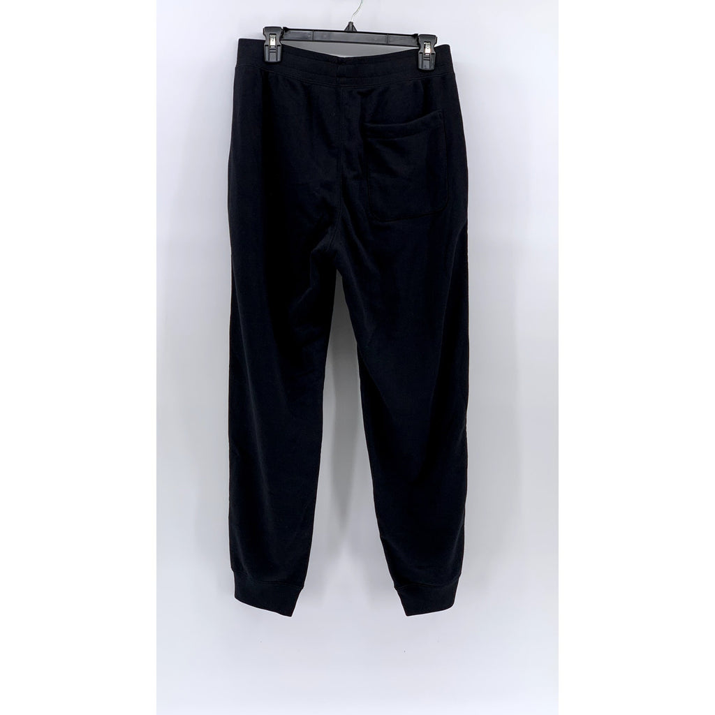 UNQLO Men's Black Solid Relaxed-Fit Pull-On Casual Sweatpants SZ M