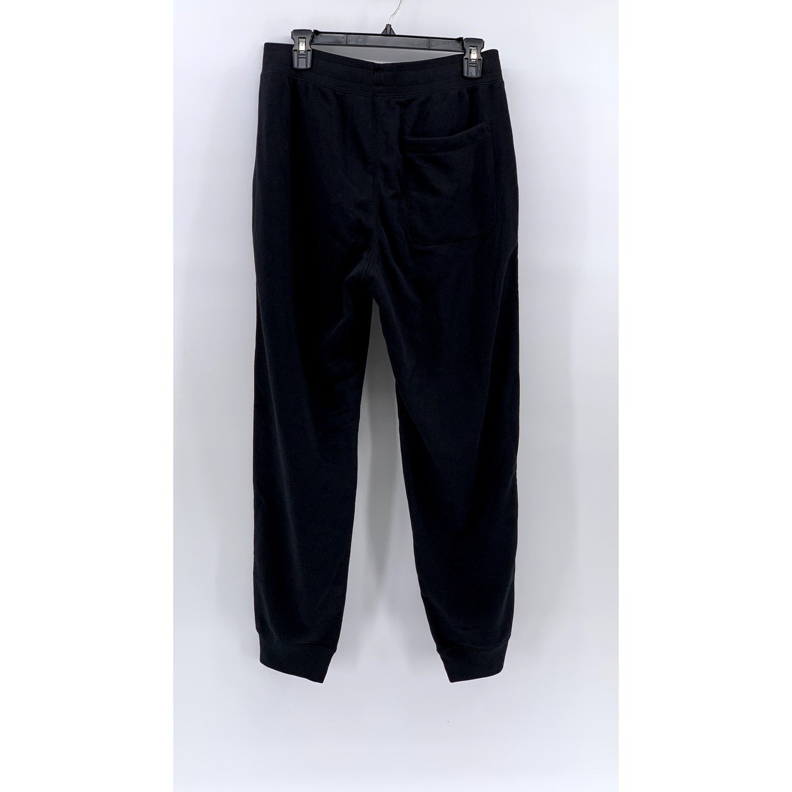 UNQLO Men's Black Solid Relaxed-Fit Pull-On Casual Sweatpants SZ M