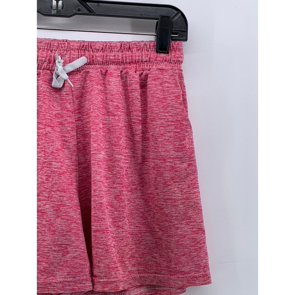 REAL ESSENTIALS Women's Pink Casual Shorts SZ XL
