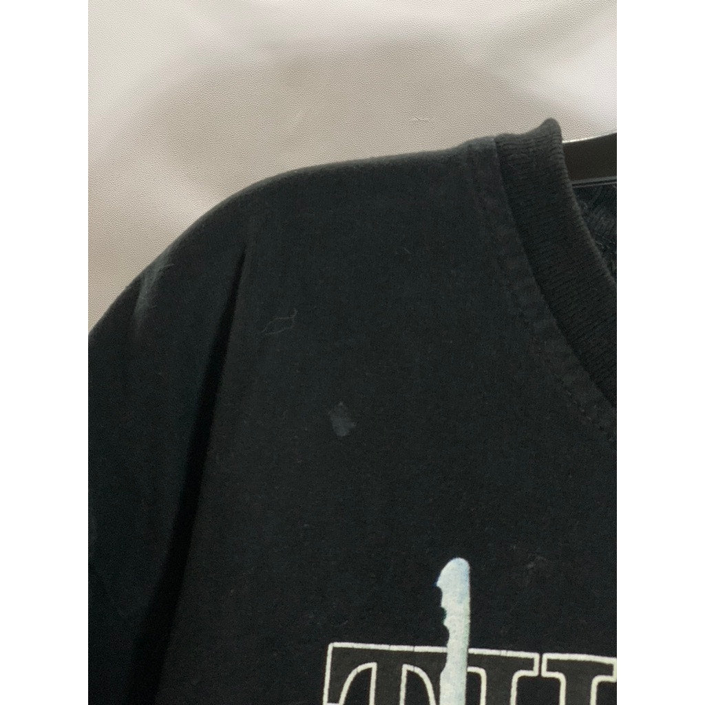 UNBRANDED Men's Black Thailand Bangkok Temple Graphic Crewneck T-Shirt SZ 2XL