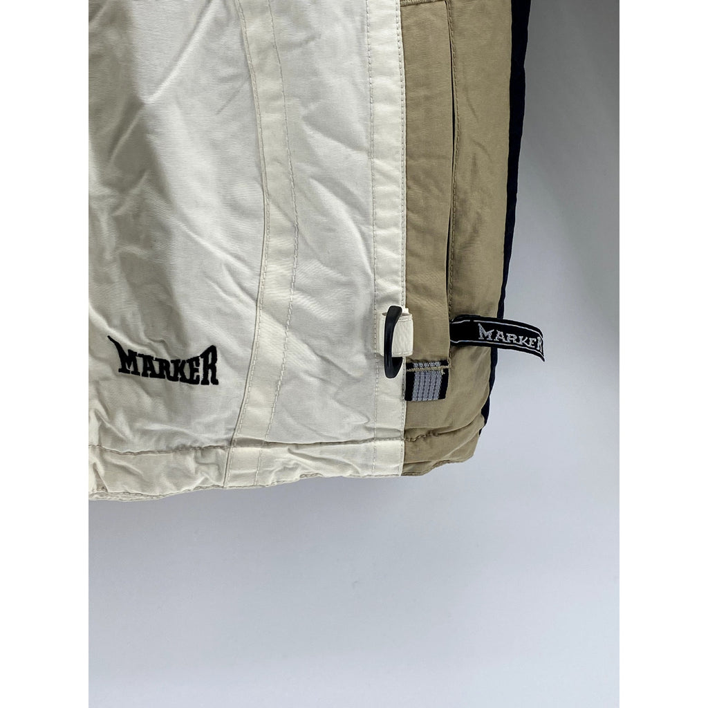 MARKER Women's Vintage White-Tan Salt Lake 2002 Olympics Winter Jacket SZ 6