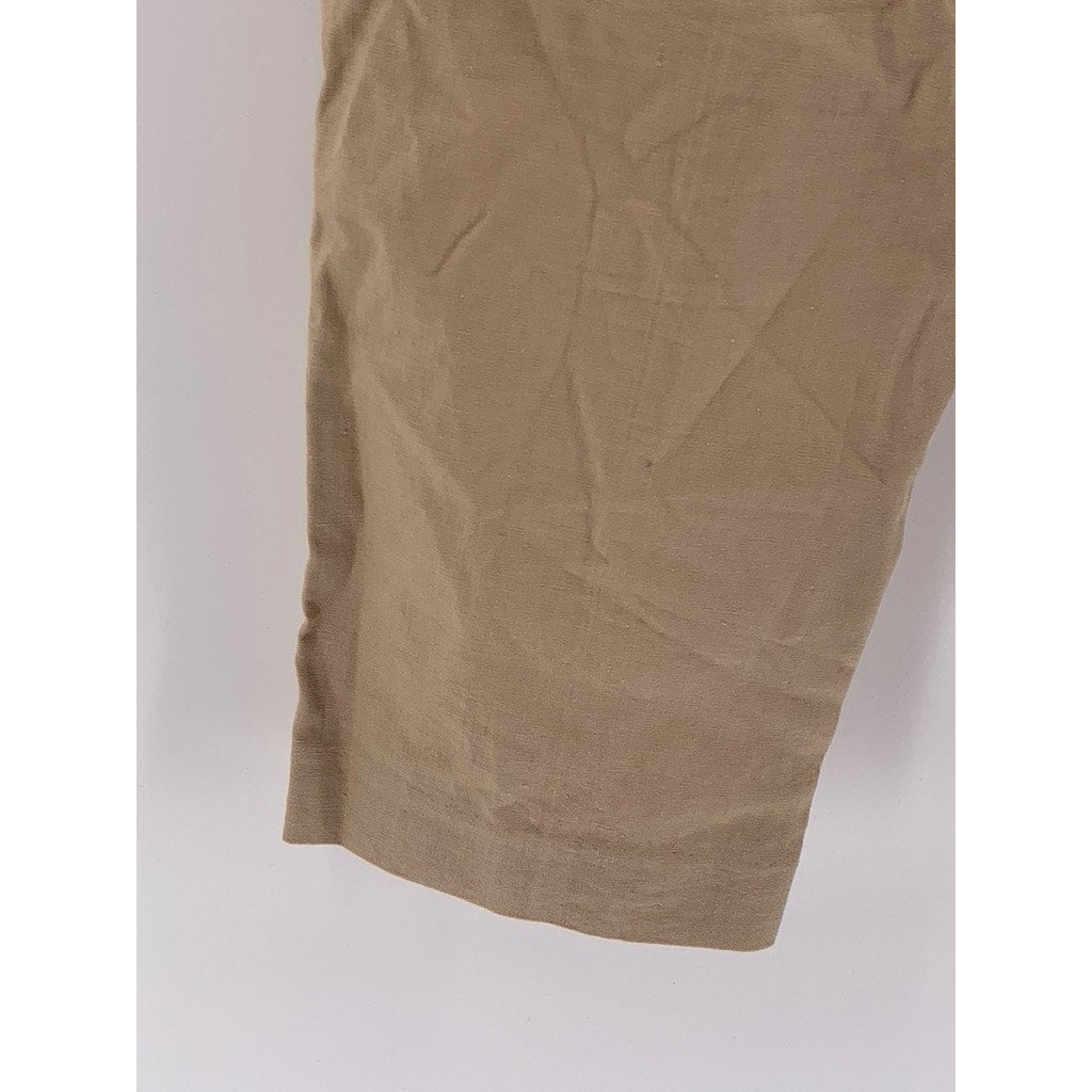H&M Men's Tan Slim-Fit Solid Pants SZ 33