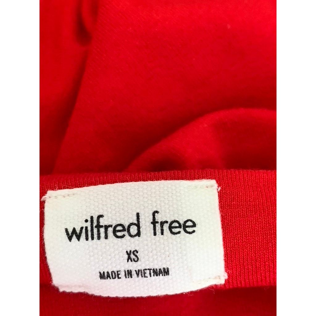 WILFRED FREE Women's Red Scoop-Neck Spaghetti Strap Bodycon Mini Dress SZ XS
