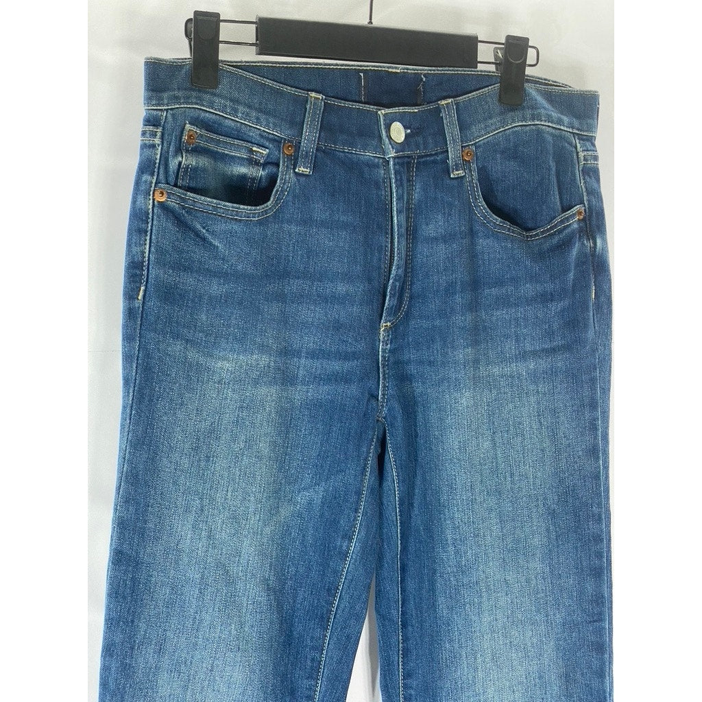 GAP Women's Dark Blue Denim Regular-Fit Bootcut Five-Pocket Jean SZ 4/27