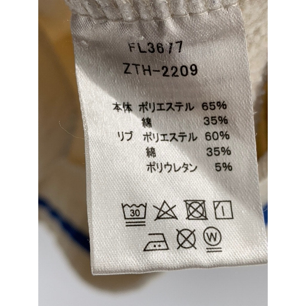 FILA Women's Beige Vintage Crewneck Embroidered Patch Logo Sweatshirt SZ M