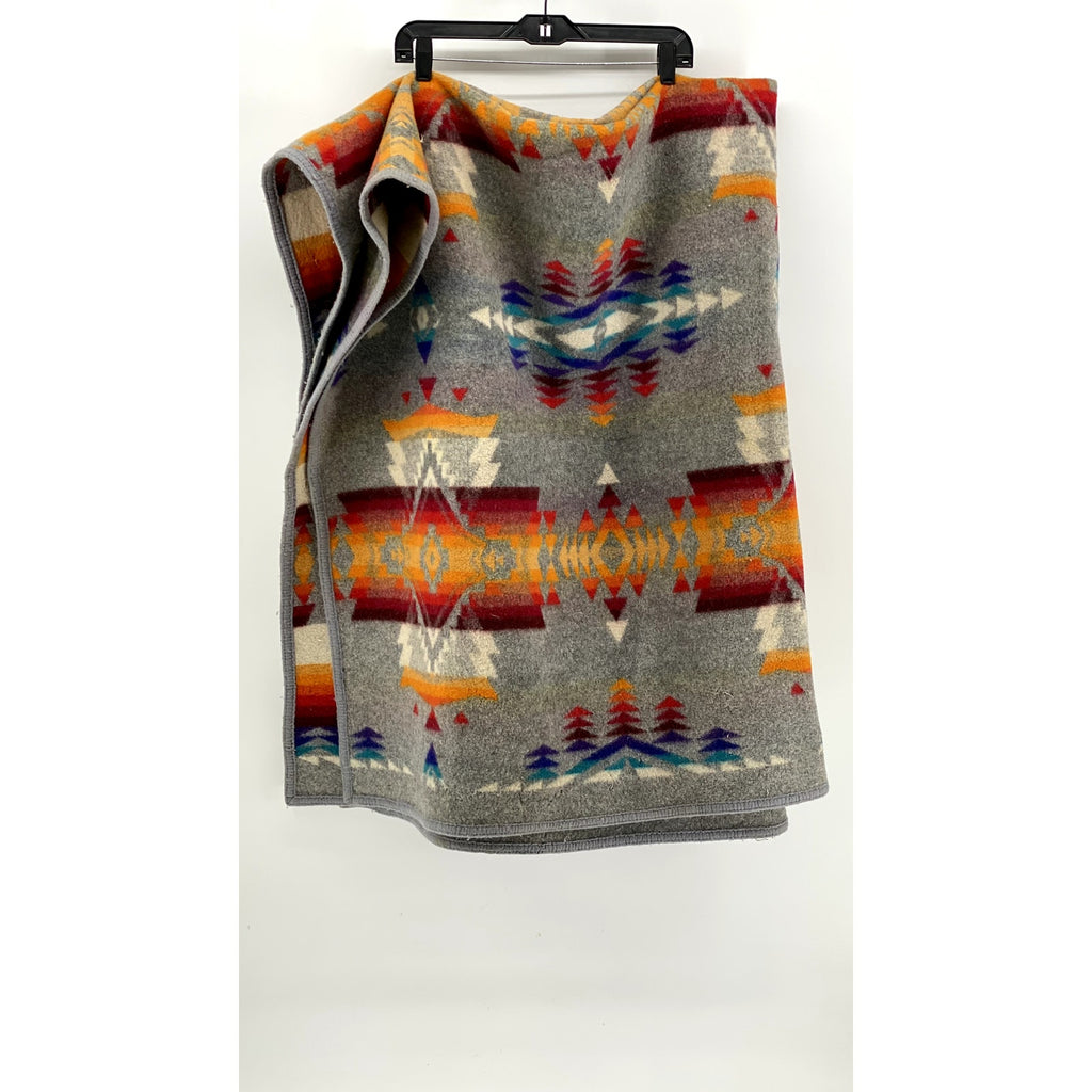 PENDLETON Vintage Tribal Southwestern Wool Blend Beaver State Blanket USA MADE