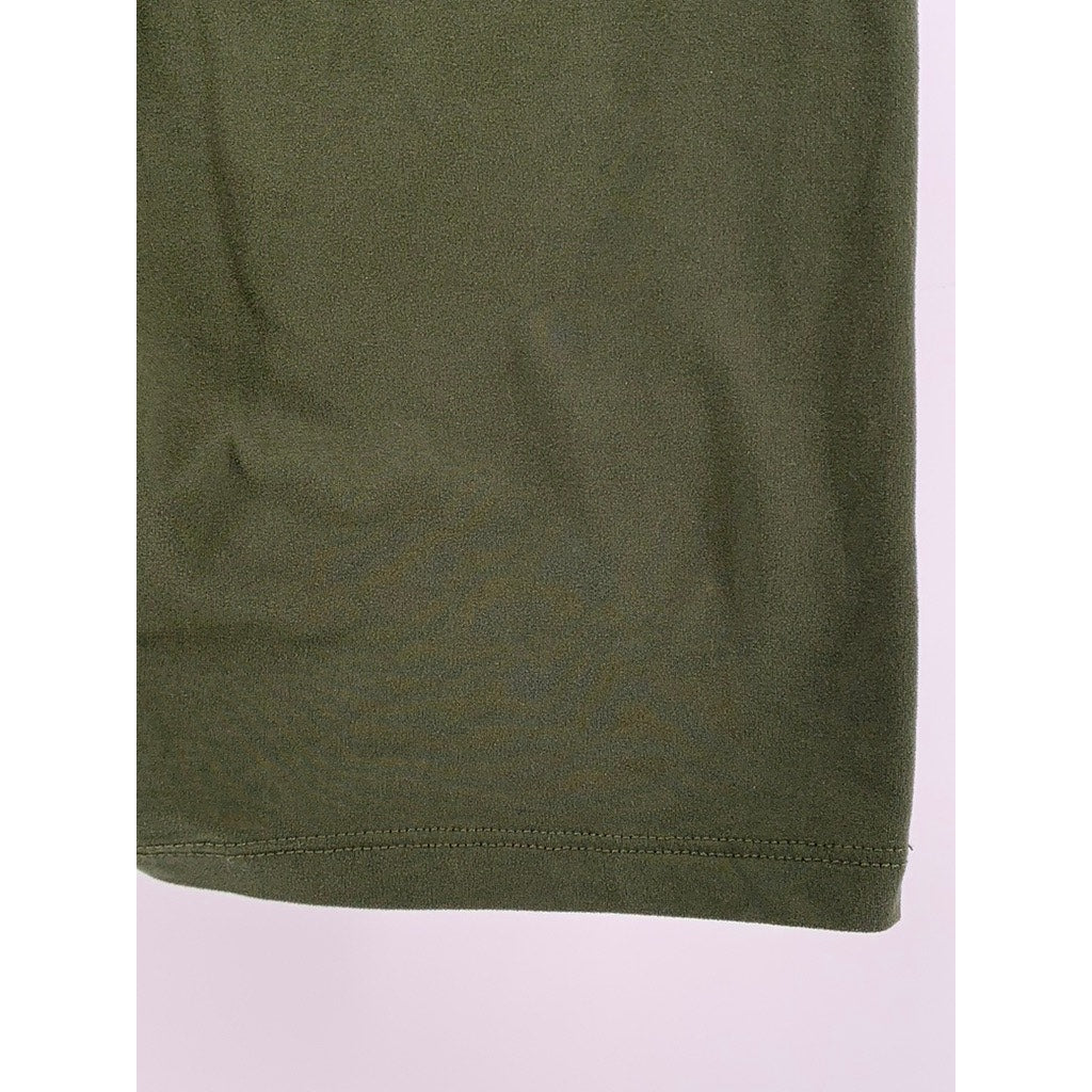 ALWAYS Women's Olive Green Solid Casual Biker Shorts SZ OS