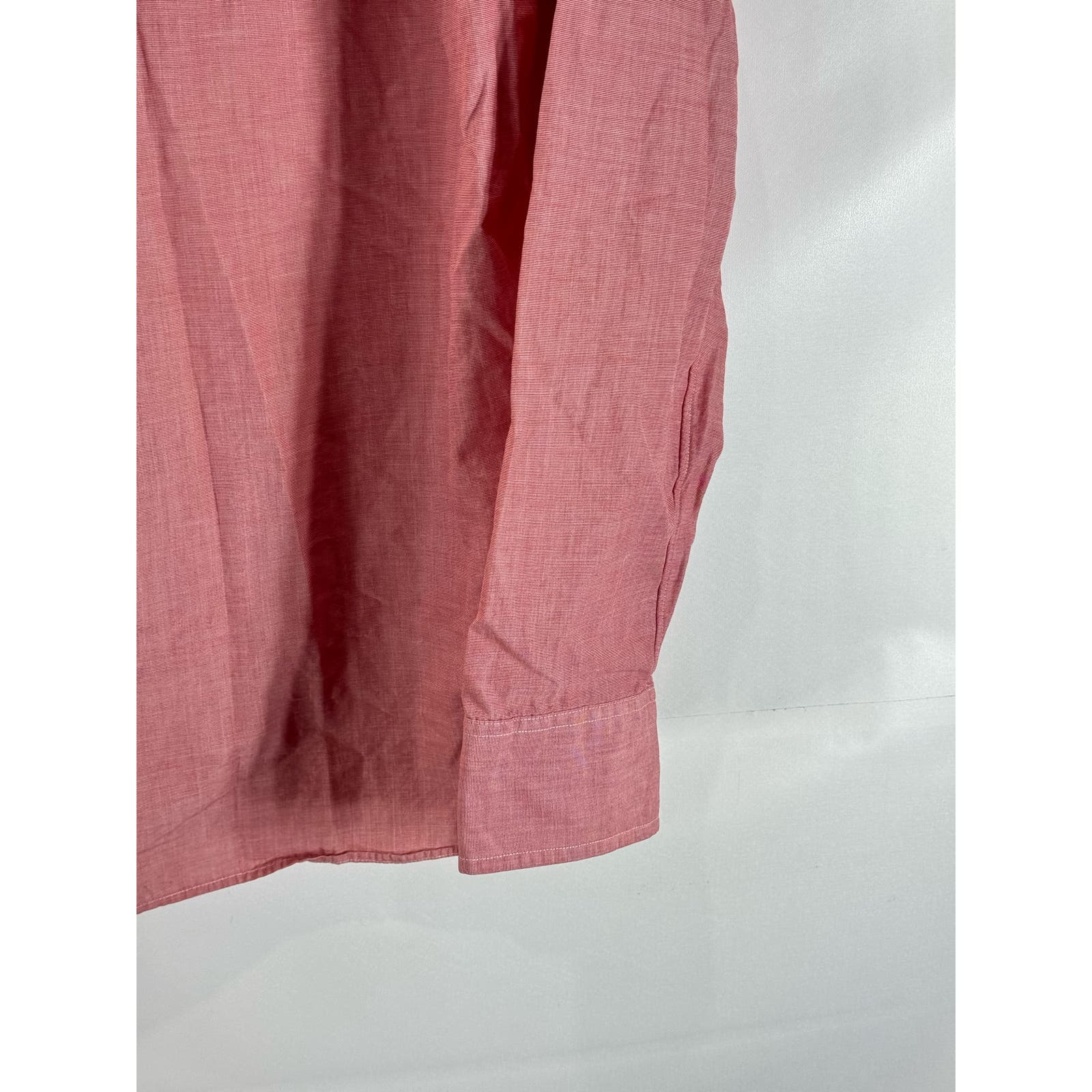 J. CREW Men's Red Slim-Fit Cotton Button-Up Long Sleeve Shirt SZ L