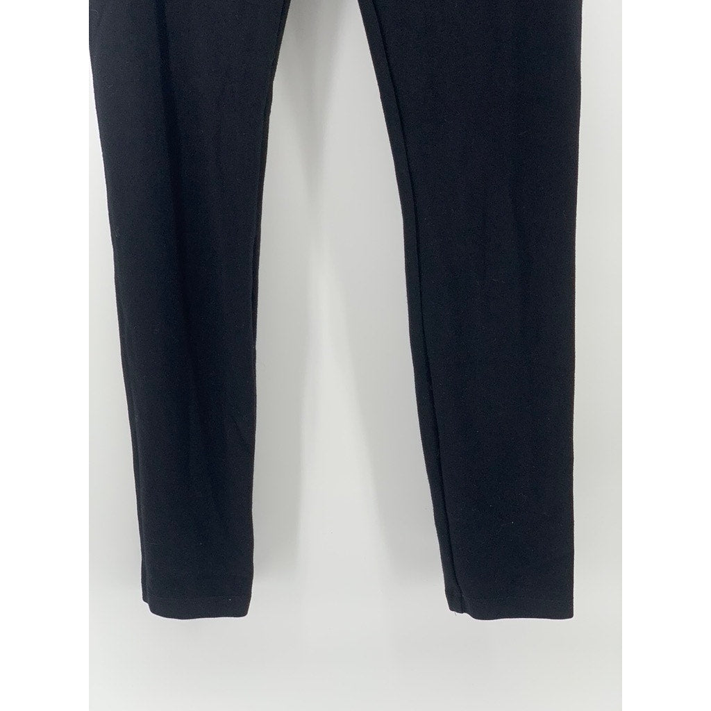 LOU & GREY FOR LOFT Women's Black Solid High-Rise Pull-On Casual Leggings SZ S