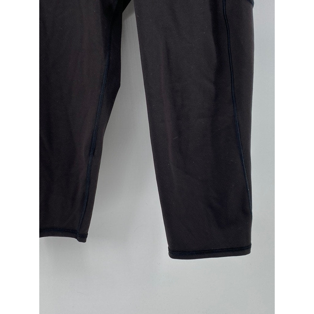 GAPFIT Women's Washed Black PowerMove High-Rise Cropped Pull-On Leggings SZ M
