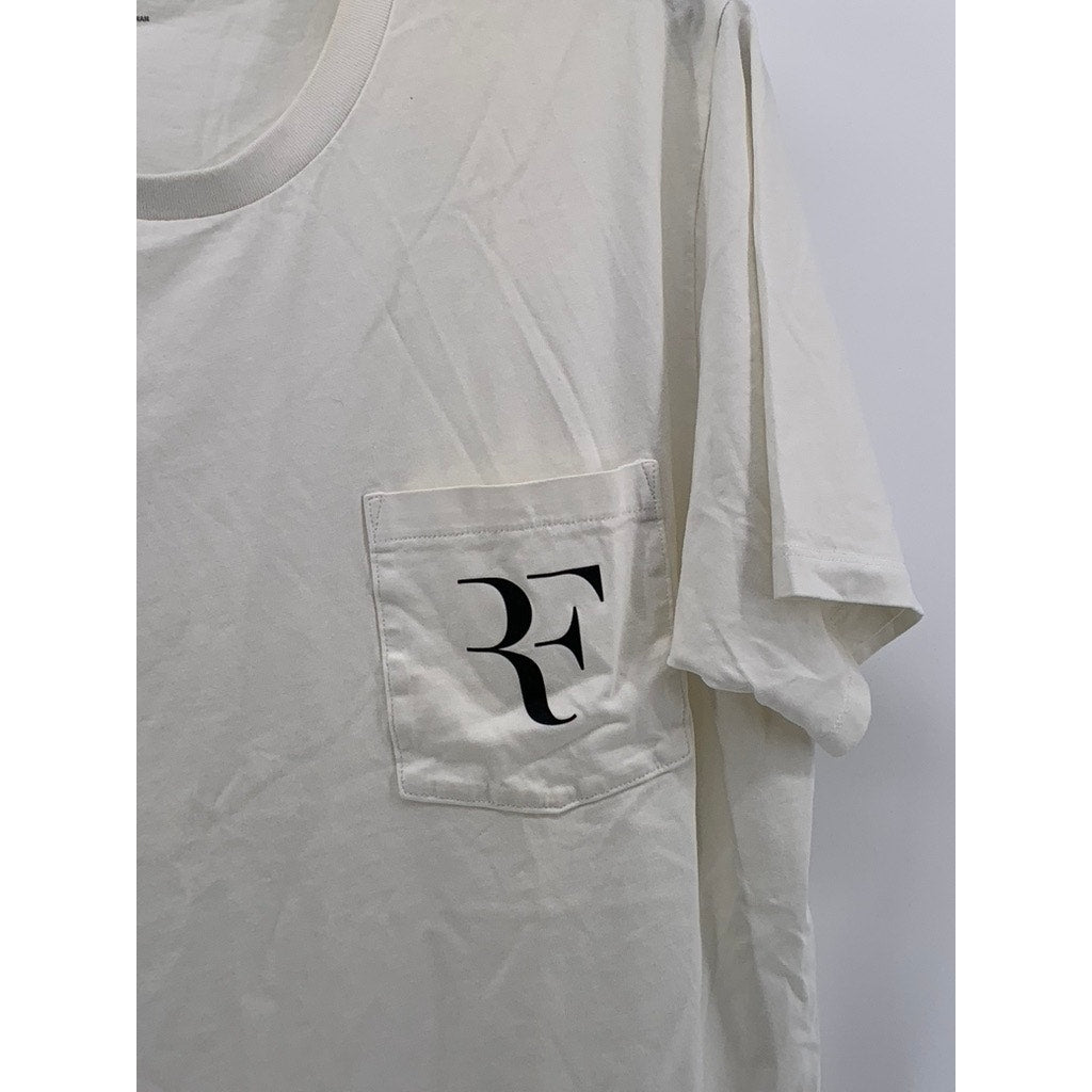 UNIQLO Men's White RF Short Sleeve Pocket Graphic T-Shirt SZ L