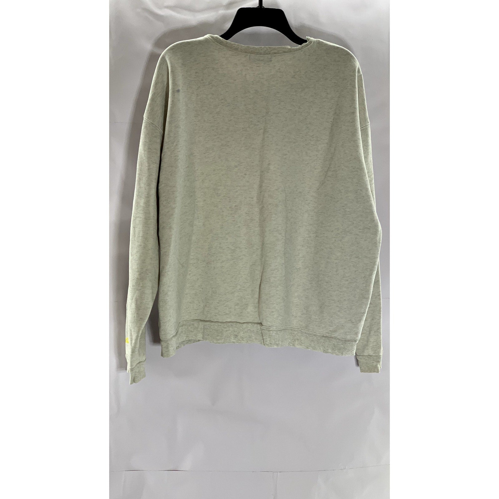 MAYFAIR Unisex Grey-Multicolor Empathy Always Embroidered Sweatshirt SZ OS