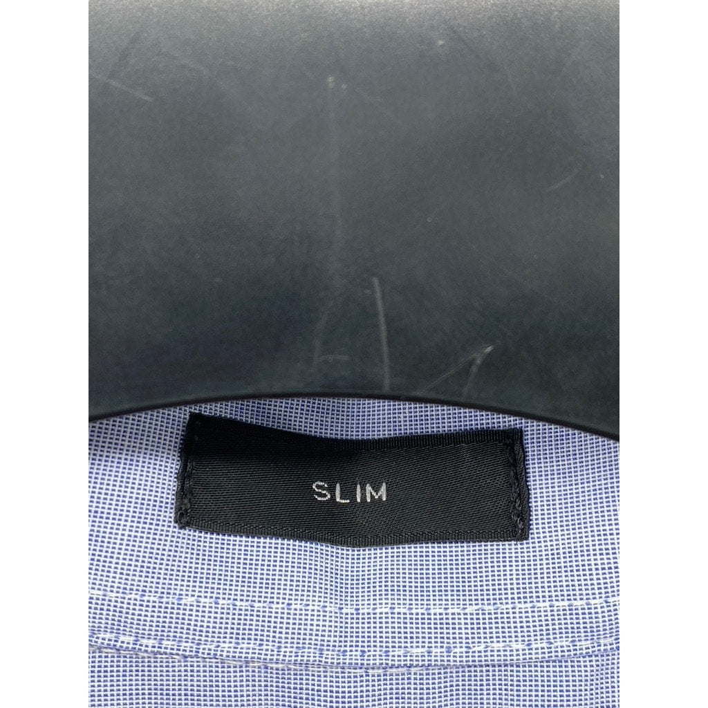 J.CREW Men's Blue Cotton Ludlow Slim-Fit Button-Up Long Sleeve Shirt SZ 15/32