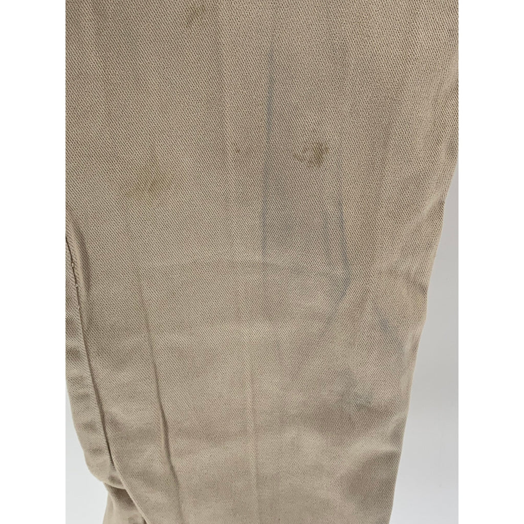 ENCRE INDUSTRIE Men's Tan Cotton Regular-Fit Straight-Leg Chino Pants SZ 40
