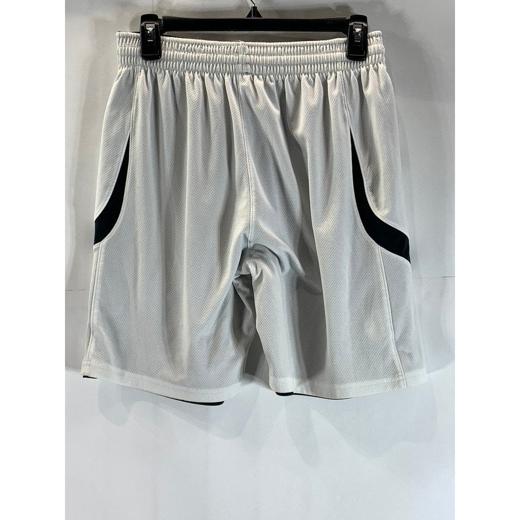 UNDER ARMOUR Youth Black/White Reversible Pull-On Shorts SZ Y/L