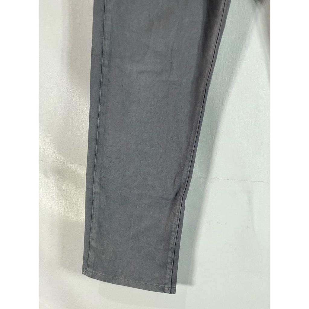 UNTUCKIT Men's Kenzo Gray Straight-Leg Pima Cotton Five-Pocket Jean SZ 32X32