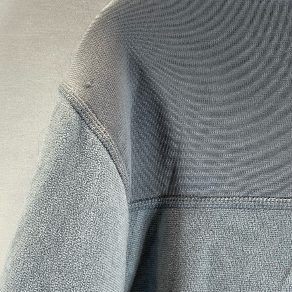 UNDER ARMOUR Men's Gray/Black Steel Goldgear Quarter-Zip Fleece Loose Sweater XL