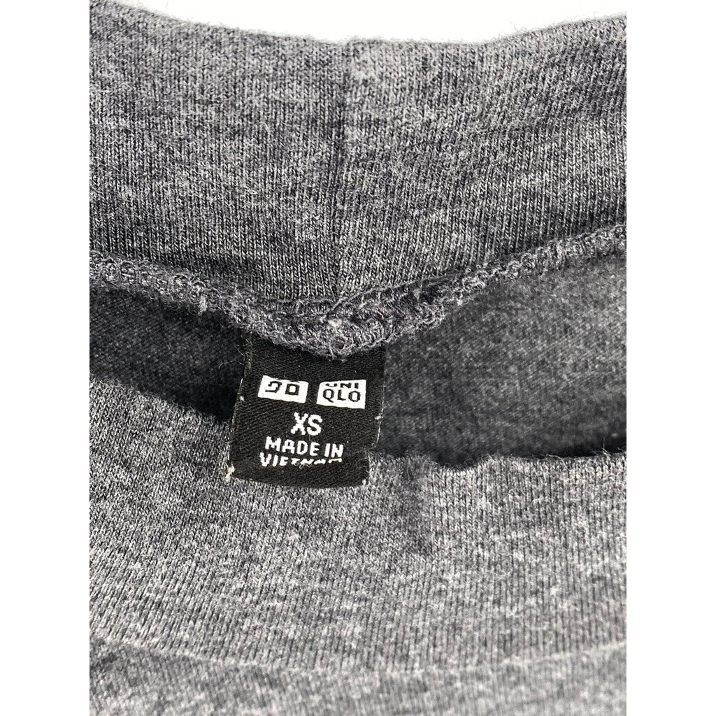 UNIQLO Women's Charcoal Gray Crewneck Sleeveless Casual A-Line Midi Dress SZ XS