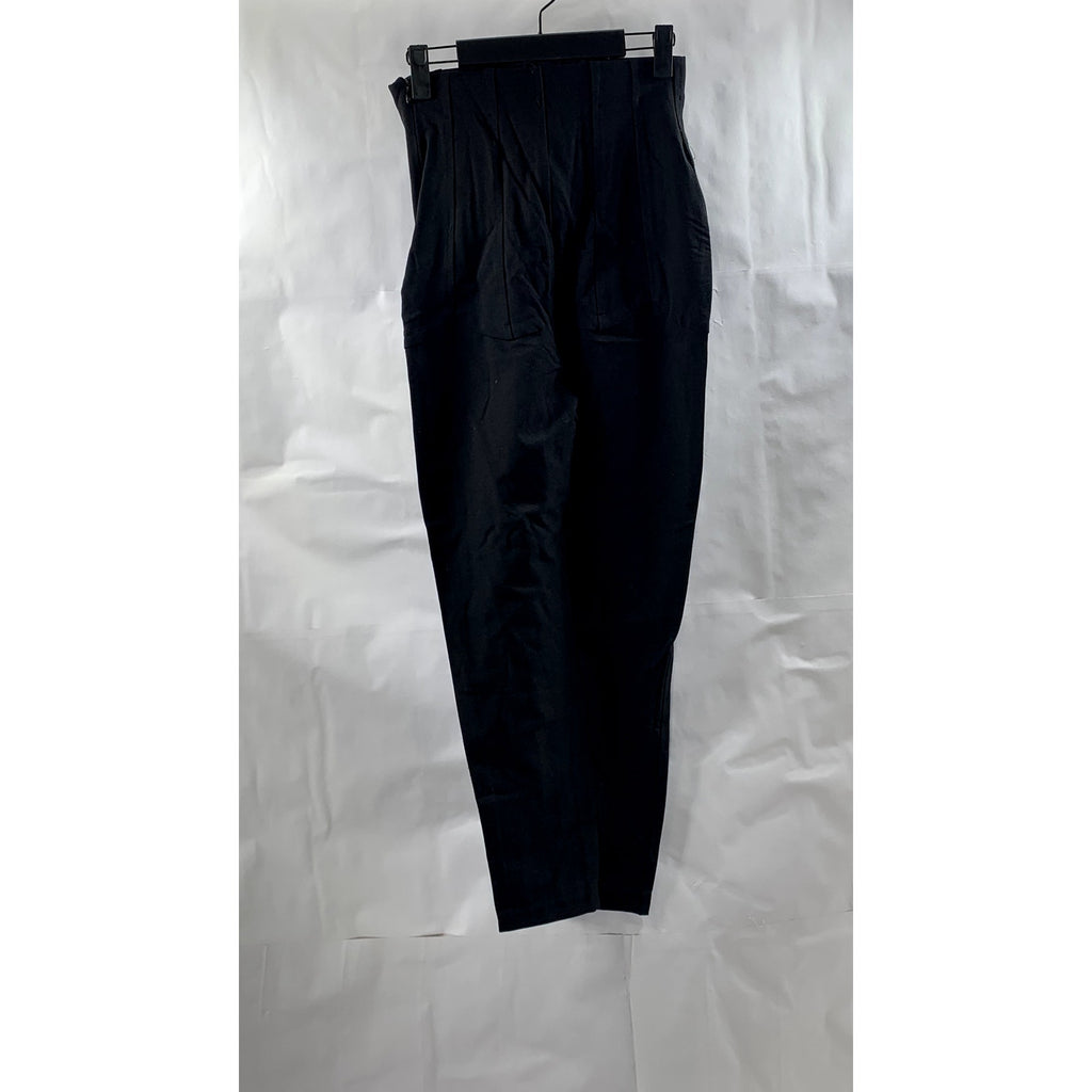 MR. CAT By Isabel De Pedro Women's Black Lace-Up High-Rise Skinny Pant SZ36(US2)