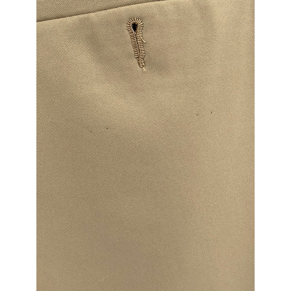 HAGGAR Men's Tan Classic-Fit Straight-Leg Pants SZ 40X32
