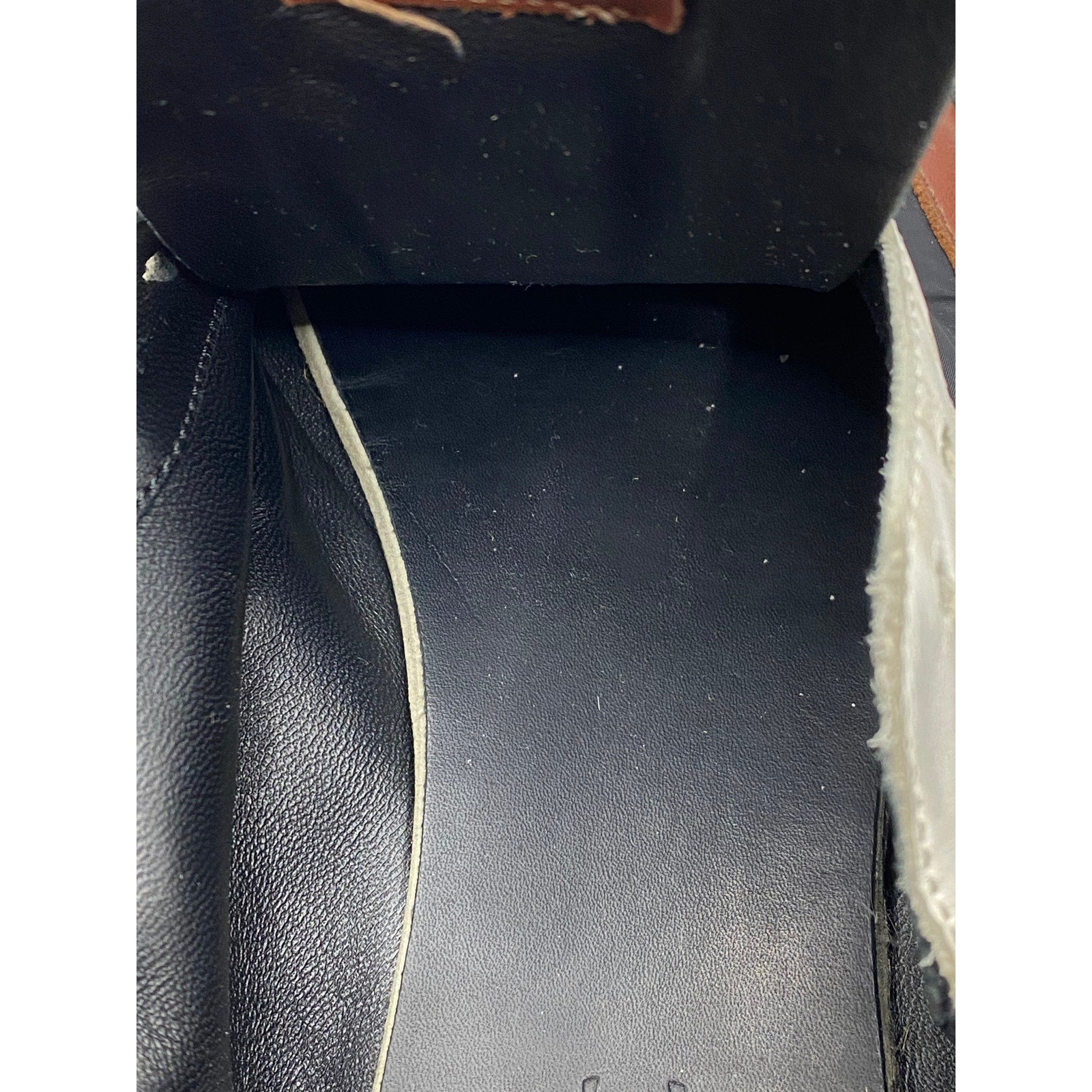 LOEWE Women's Navy-White Printed Suede Leather Ballet Runner Sneakers SZ 38(US8)