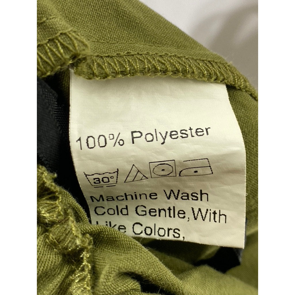 SHEIN Women’s Olive Green Drawstring Loose-Fit Pull-On Shorts SZ XS