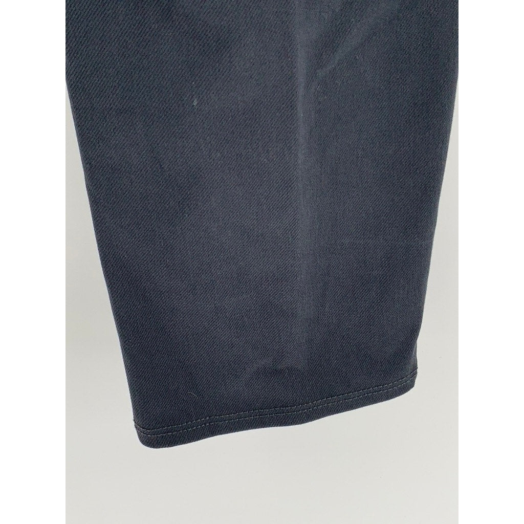 FADED GLORY Women's Plus Charcoal Solid Ankle Pants SZ 2X