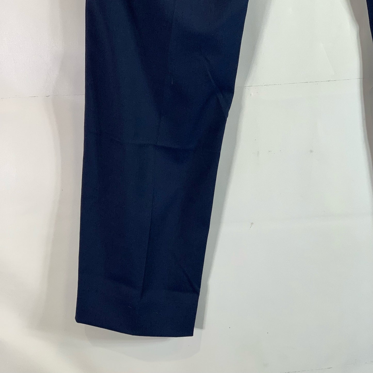 ZARA MAN Basic Men's Navy Slim-Fit Flat Front 4-Pocket Dress Pants SZ 34