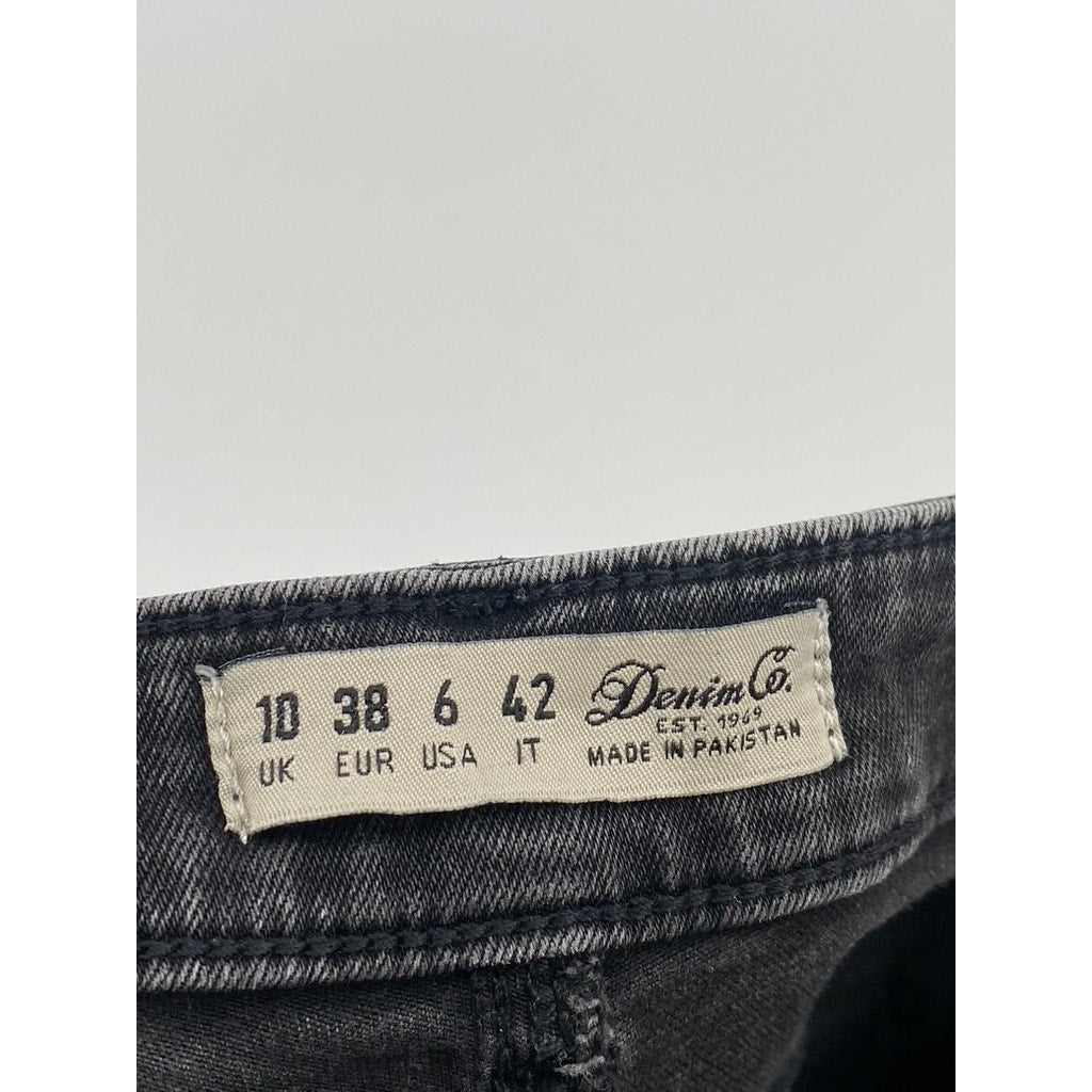 DENIM CO. Women's Black Denim Super Skinny High-Rise Jeans SZ 6