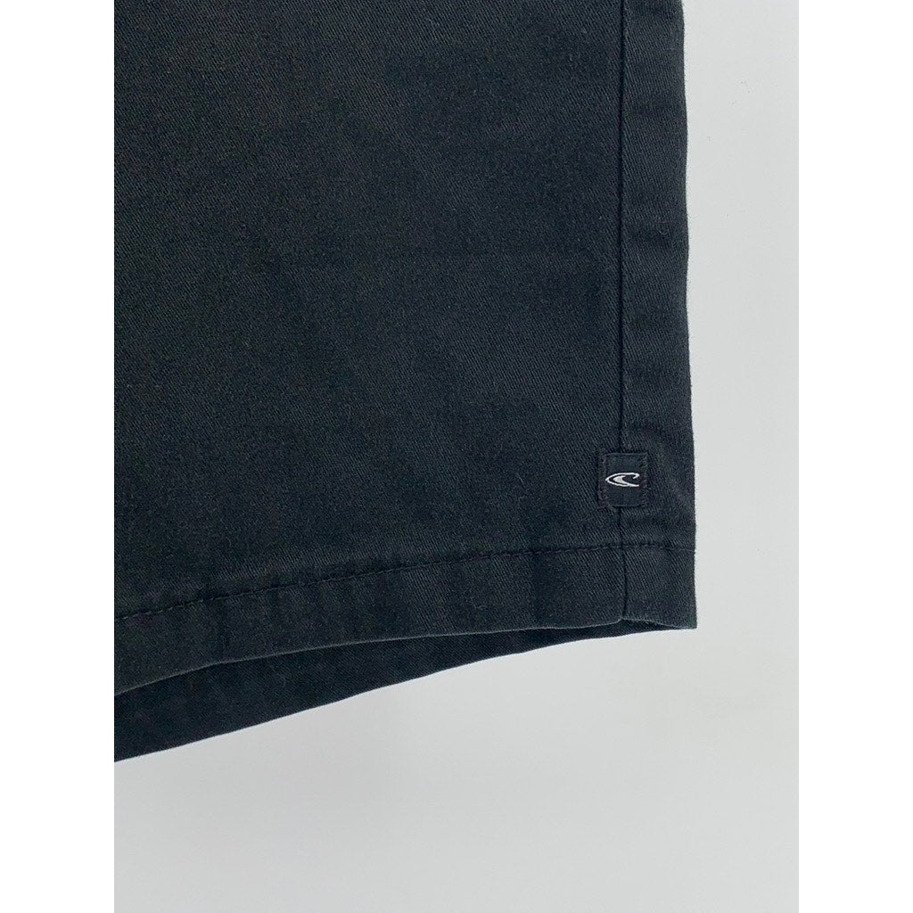 O'NEILL Men's Black Relaxed-Fit Casual Chino Shorts SZ 36