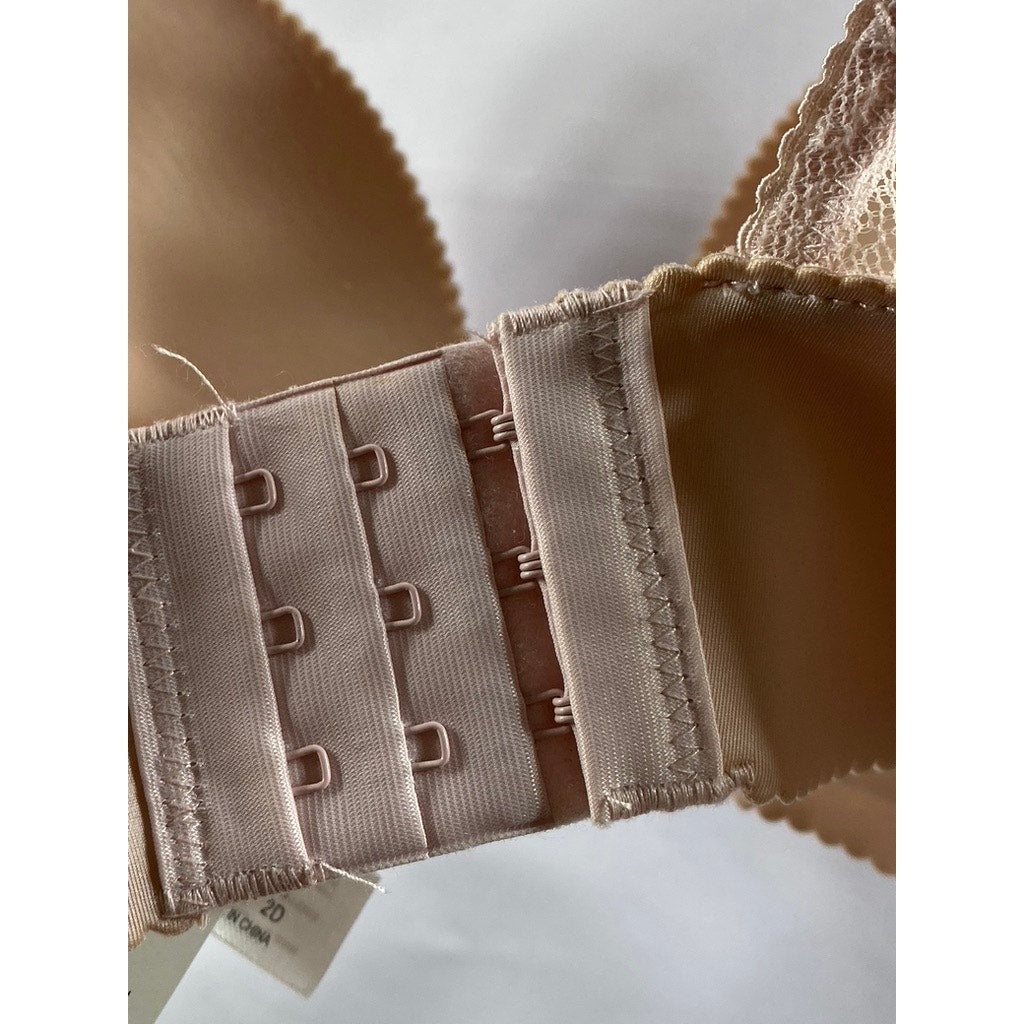 PRIMARK SECRET POSSESIONS Women’s Soft Pink Lace Push-Up Bra SZ 32D