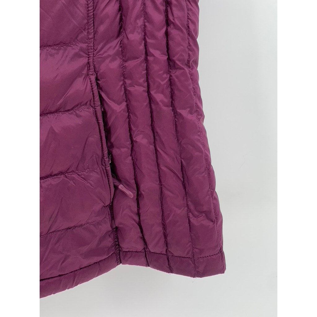32 DEGREES HEAT Women's Maroon Puffer Zip-Up Vest SZ XL