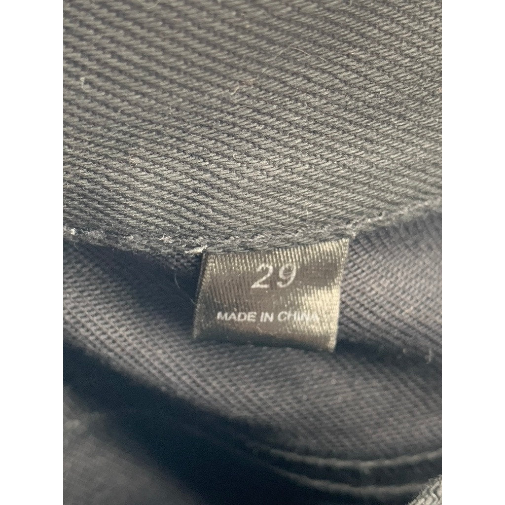 JOHN VARVATOS STAR USA Men's Black Skinny Jeans SZ 29