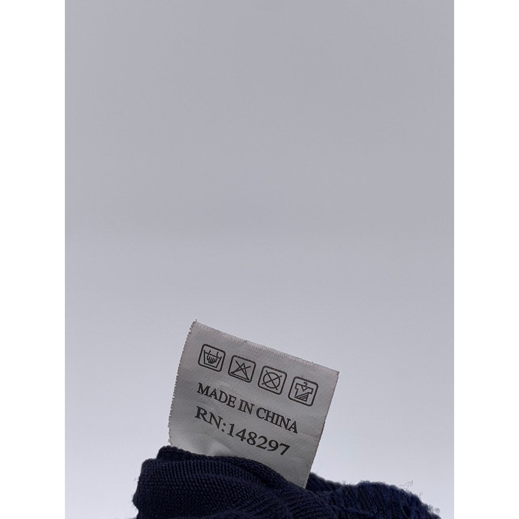 XJBOOST Women's Navy Honeycomb Textured Cinched Shorts SZ S/M