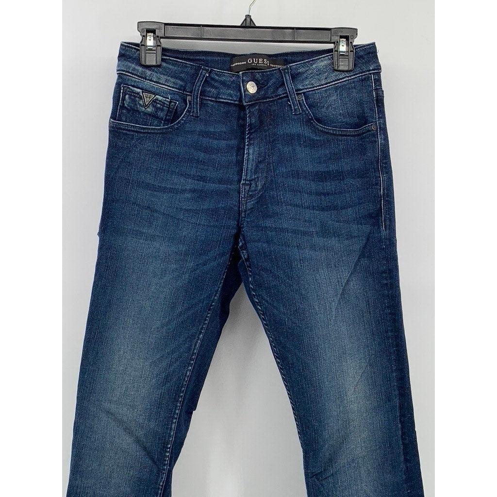 GUESS Men's Dark Blue Denim Skinny Leg Jeans SZ 29
